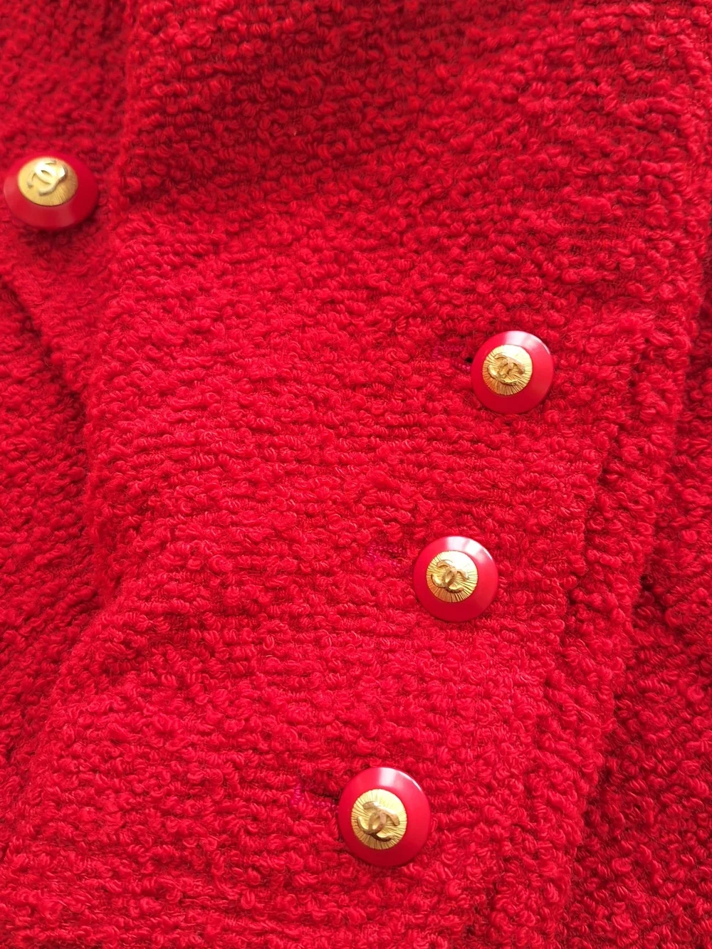 1993 -  Chanel by Karl Lagerfeld - Red Tweed Jacket - 4